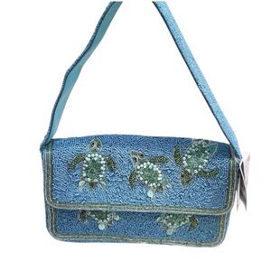 🔥VIRAL🔥 Made In India Viral Blue Beaded Turtle Handcrafted in India Shou…